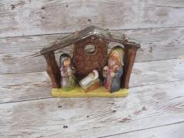 Ceramic Christmas Scene Wall Hanging - Etsy