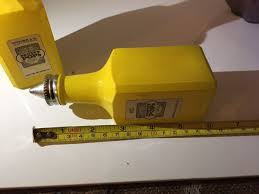 Pantry Pops Gemco USA Glass Fired-On Yellow Oil Vinegar ...