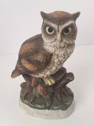 Vintage Pair of 5" Ceramic Bisque Owl Figurines - Made in Taiwan - 9DA-18.2 Cute | eBay Australia