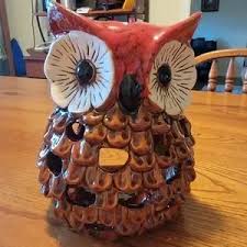 Unbranded | Accents | Ceramic Owl Tealight Candle Holder ...