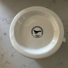 Anthropologie Letter A Initial Coffee Mug White Black Shaving Cup Monogram EUC | eBay