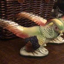 Pair of Ceramic Pheasant Figurines - Etsy UK