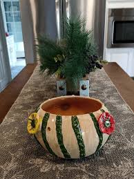 Cactus Flower Pot, Handmade Mexican Pottery from Atzompa ...