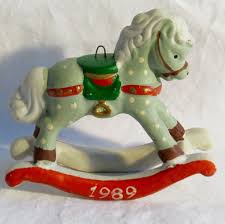 Vintage Ceramic Hobby Horse Figurine Christmas Ornament ...