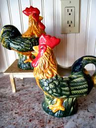 Adorable Rooster Cream And Sugar Set Farmhouse by HOME~REDUCED! | eBay
