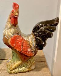 Porcelain Rooster - Etsy Ireland