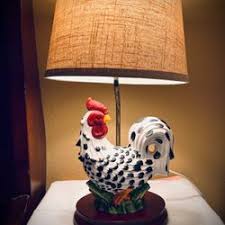 Vintage Ceramic Rooster Accent Lamp on mahogany base. OBO for Sale in San Diego, CA - OfferUp