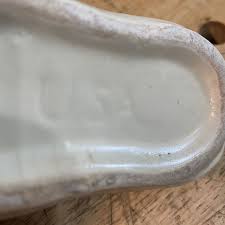 Vintage Planter Baby SHOES BOOTS VASE Ceramic - Pair ...