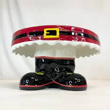 1990s Vintage Traditional Whimsical Christmas Santa Cake ...