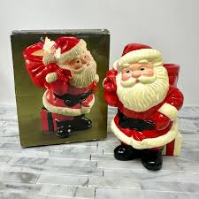 Avon Ho Ho Glow Santa Claus Candle Holder, Vintage Christmas Candleholder, Holiday Red White Jolly Man Decor Decorative Candleholder - Etsy