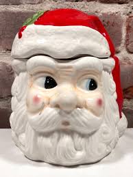 Vintage Ceramic Christmas Goody Jar - New in Box | eBay