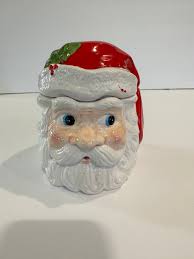 Santa Cookie Jar - Etsy