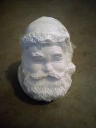 Santa Claus Head Pottery Craft PAINTABLE Botanical USA ...