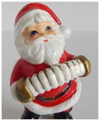 Frankel Ceramic Santa Claus Figurine Accordion. For Sale at ...