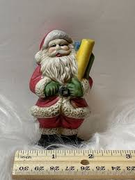 Vintage Hand Painted Genuine Porcelain 3.75” Santa ...