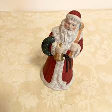 Vintage Ceramic Santa Figurine With Music Box Plays Jingle ...