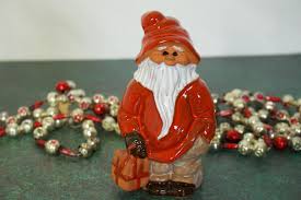 Vintage Scandinavian Style Ceramic Gnome Figurine- Tomte ...