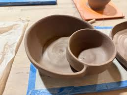 Ceramic Duo Bowl - Etsy