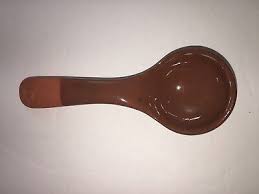 Terracotta Redware Partial Glazed Bowl With Spoon 6 1/4” Dia ...