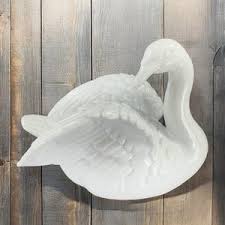 1960s Japanese Large Heavy White Ceramic Stoneware Duck Swan Bird Figurine VTG - Etsy