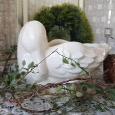 Charming Farmhouse White Mama Duck and Ducklings Planter. This Sweet 1984 Avon Ceramic Planter Depicts a Fabulous Fowl Farm Family. - Etsy