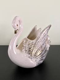 Porcelain Swan - Etsy