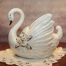 Vintage Norcrest, Golden Dogwood, Ceramic Swan, Japan, 8.5" X 8.5", 1960's B8 - Etsy UK