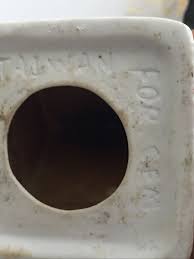 Vintage Candle Holder Red Snow Laden Schoolhouse Ceramic ...