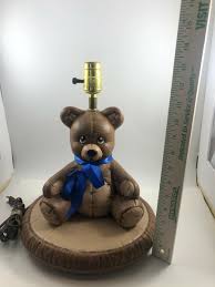 Vintage/Antique 1985 Ceramic Teddy Bear Lamp Kimple Mold Corp. | eBay Australia