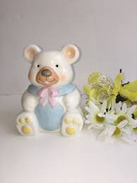 Vintage Lefton 1985 Nursery Bear Night Light | eBay