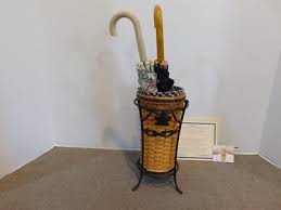 Longaberger 2003 J W Miniature Umbrella Stand Liner Protector 2 Umbrellas COA | eBay