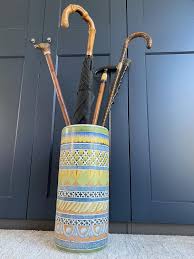 Vintage Umbrella Stand Ceramic 1980s Floor Vase - Etsy