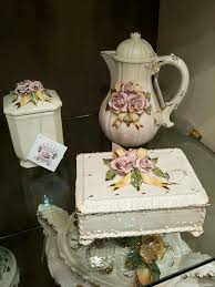 Italian Porcelain Capodimonte Box With Flower Ornament | eBay