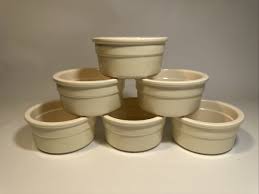 Set of 6 Cermer Ramekins Souffle Cream Color Cups 4oz | eBay