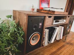 Mid Century Console | Record Player Console - Etsy