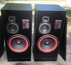 Cerwin-Vega 300SE Vintage Speakers/Monitors RESTORED PRO QUAL CAST FRAME | Reverb