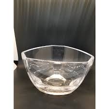 Vintage Retired Tiffany & Co. Clear Crystal Bowl, Three ...