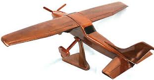 Cessna 182 ® Wooden Model Airplane Mahogany-W- Personalized ...