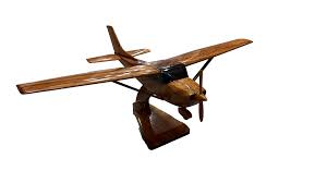Cessna 182 Mahogany Wood Desktop Airplanes Model. | eBay