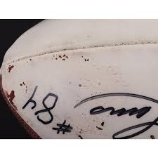 Boomer Esiason Super Bowl XXXVII Logo Football Signed ...