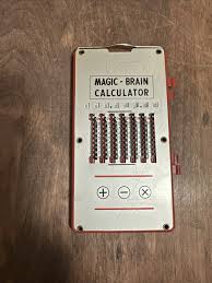 MAGIC BRAIN POCKET CALCULATOR Orange Japan, NO STYLUS | eBay