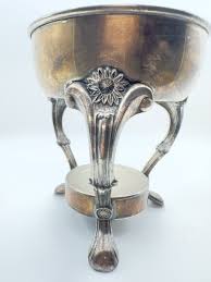 Vintage Silver Toned Tripod Chafing Dish Stand | eBay