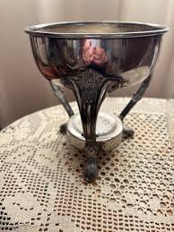 Corning Ware Coffee/tea Carafe W/silver Plate Stand, Handle ...