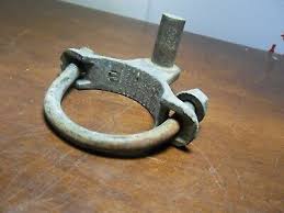 VINTAGE EXHAUST MUFFLER HANGER BRACKET CLAMP | eBay