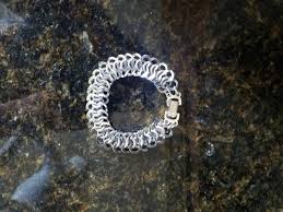 Silver Metal Multi Link Bracelet, Made in Germany, Vintage ...