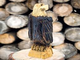 Chainsaw Carved Eagle - Etsy