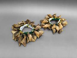 Blonde Handcrafted Rattle Shaker Chajchas Bracelet Shaker ...