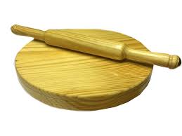 Buy SANJU Wooden Chapati Maker Wooden Chakla Belan for Kitchen Wooden Rolling Pin & Board Roti Maker Chapati Maker Polpat, Chakla 10 inch Online at Low Prices in India - Amazon.in