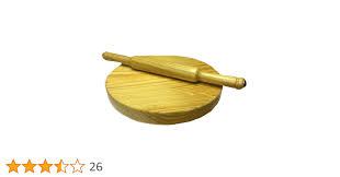 Wooden Chakla Chapati (Roti) Maker Small Circular Card (Chakl), with Rolling Pin (Belan) 9 Inches, Easter Day/Mother's Day/Santo Friday Gift : Amazon.com.be: Home & Kitchen