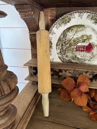Vintage English Rolling Pin with metal pin – Jami Ray Vintage